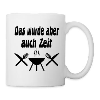Grillen - Tasse - Weiß - Rechts