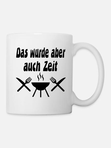Grillen - Tasse - Weiß
