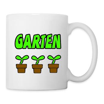 Garten - Tasse - Weiß - Rechts