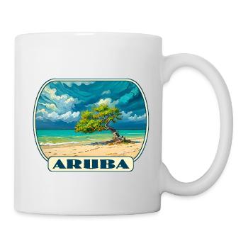 Aruba - Tasse - Weiß - Rechts