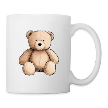 teddy bear, teddy bear, stuffed animal - Mug - white - Right