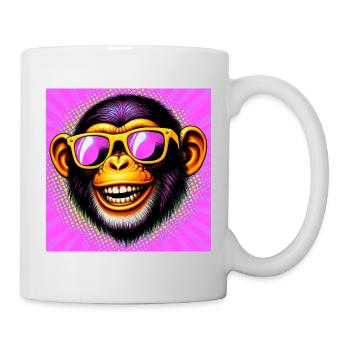 Chimpanzee Monkey - Mug - white - Right