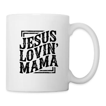 Mère aimante Jésus Maman amoureuse Jésus Fête des Mères - Mug blanc - blanc - Droite