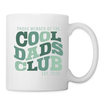 Club des papas cool - Cadeau de la fête des pères des papas - Mug blanc - blanc - Droite