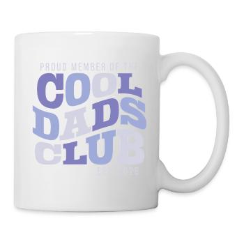Cool Dads Club - Papa 2026 Vatertag Geschenk - Tasse - Weiß - Rechts