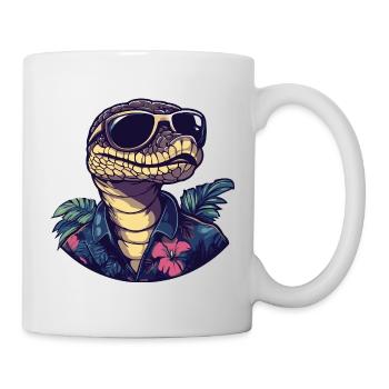 Snake Cobra Comic Holiday - Mug - white - Right