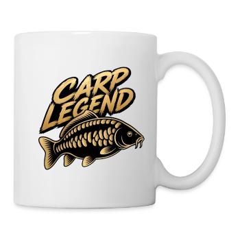 Carp Legend Fishing Angler Design - Mug - white - Right