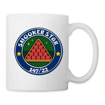 Snooker Star Triangle 147/22 - Mug - white - Right