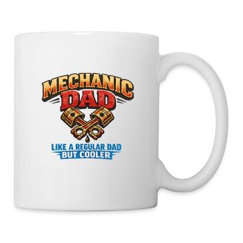 Mechanic Dad: Besser Als Der Rest KFZ Mechaniker - Tasse - Weiß - Rechts