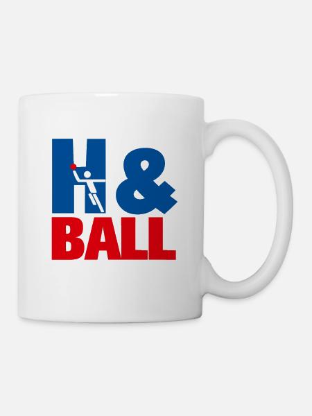 H&Ball Handball Sports Graphics - Mug - white