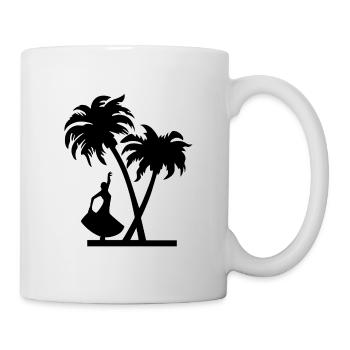 Tanzen - Tasse - Weiß - Rechts