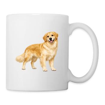 Golden Retriever Smiling - Mug - white - Right