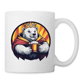 La bière Polar Bear Drôle - Mug blanc - blanc - Droite