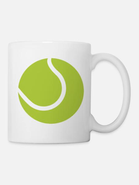 Tennisball - Tasse - Weiß