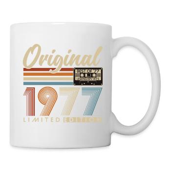 1977 Vintage Vintage Rétro Cadeau d’anniversaire - Mug blanc - blanc - Droite