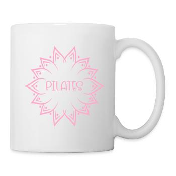 Fleur de Pilates - Mug blanc - blanc - Droite