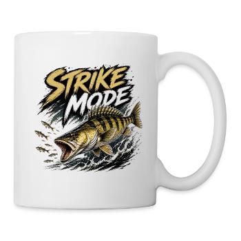 Strike Mode Zander – Predator Fishing Design - Mug - white - Right