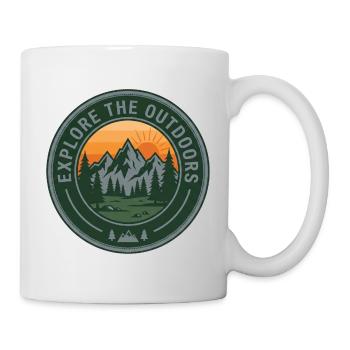 Explore Outdoors Mountains - Mug - white - Right