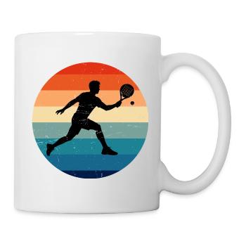 Geschenkidee für Padel Fans mit Padel für Anfänger - Tasse - Weiß - Rechts