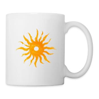sun, sun logo, sun symbol - Mug - white - Right