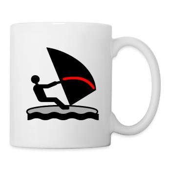 Surf - Mug blanc - blanc - Droite