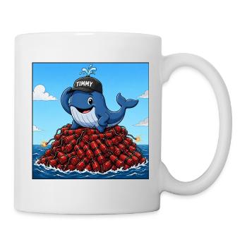 Timmy der Wal - Tasse - Weiß - Rechts