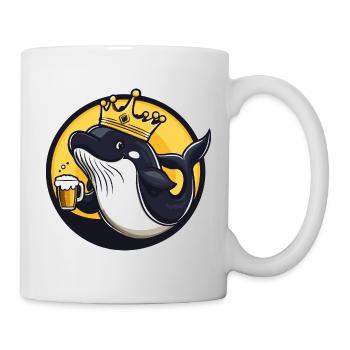 Whale Beer Funny - Mug - white - Right