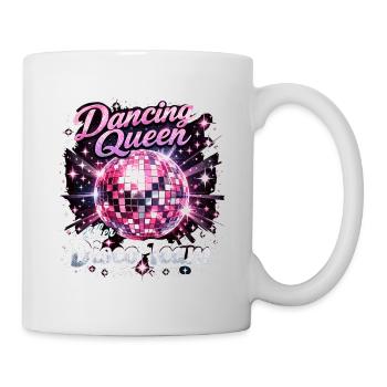 Dancing Queen & Disco Team : Mix Ball Disco Party - Mug blanc - blanc - Droite