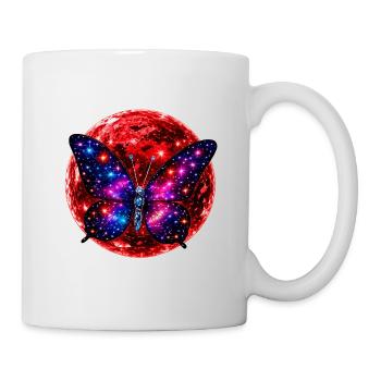 Red Planet Energy – Cosmic Butterfly - Mug - white - Right