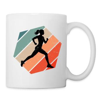 Gift idea for a running with running - Mug - white - Right