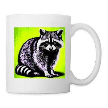 Raccoon - Mug - white - Right