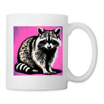 Raccoon - Mug - white - Right