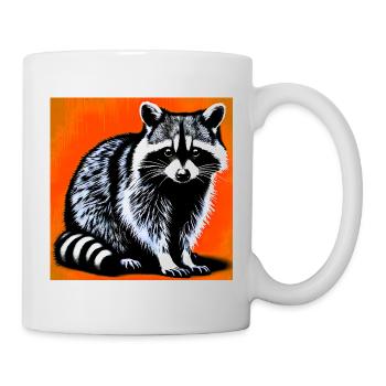 Raccoon - Mug - white - Right