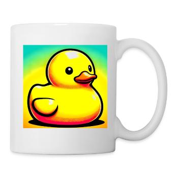 Ente Ente Ente Ente Ente - Tasse - Weiß - Rechts