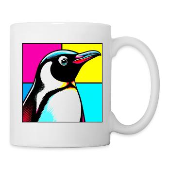 pingouin - Mug blanc - blanc - Droite