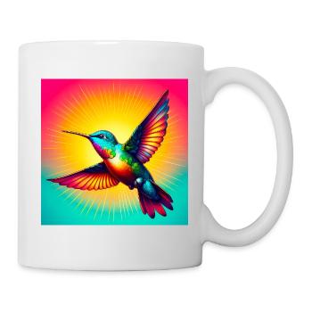 Kolibri - Tasse - Weiß - Rechts