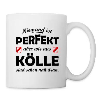 Köln - Doppeltes Wappenschild-Motiv - Tasse - Weiß - Rechts