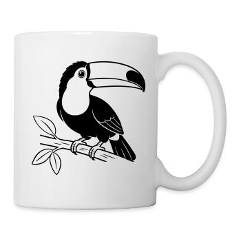 Toukan Bird - Mug blanc - blanc - Droite