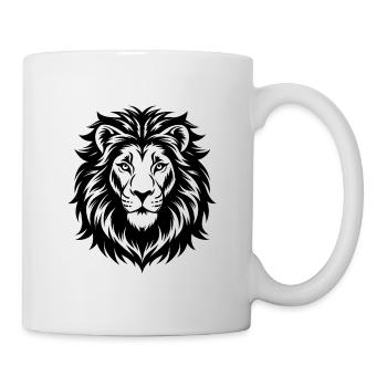 Lion head - Mug - white - Right