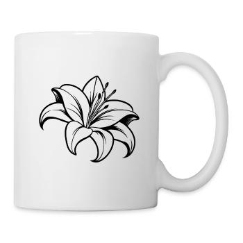 Lily Flower - Mug - white - Right