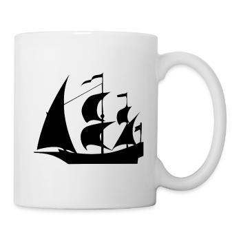 Voile - Mug blanc - blanc - Droite