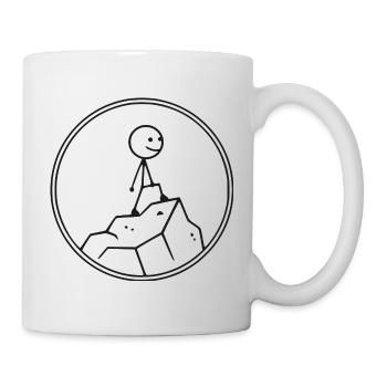Bouldermaxx on the Top - Tasse - Weiß - Rechts