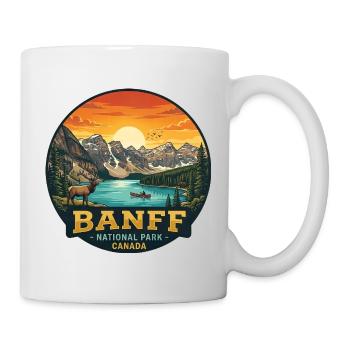 Banff Nationalpark Kanada Lake Louise Camping  - Tasse - Weiß - Rechts