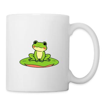 cute frog - Mug - white - Right