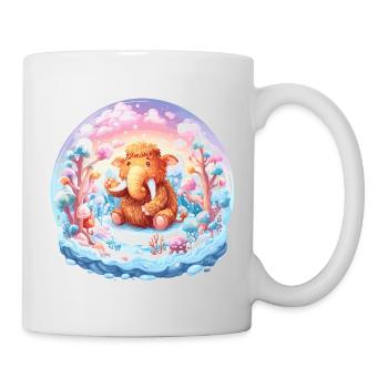 Pastel Mammut Rêve d’Hiver - Mug blanc - blanc - Droite