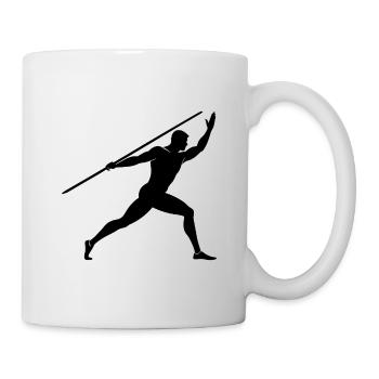 Man Thrower with Javelin - Mug - white - Right