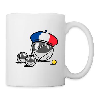 The French Triplette - France pétanque - Mug - white - Right