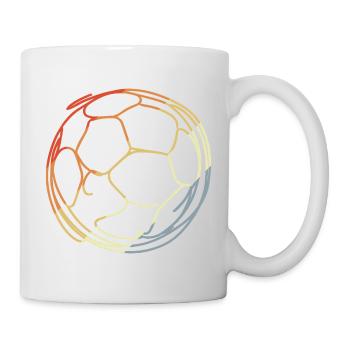 Croquis de football - Mug blanc - blanc - Droite