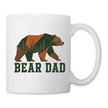 Bear Dad Forest - Mug - white - Right