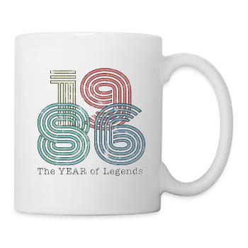 Millésime 1986 - Mug blanc - blanc - Droite